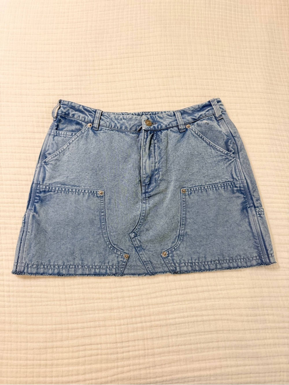 We The Free Mini Denim Skirt